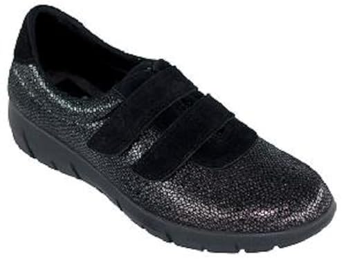 SEVILLAS Zapato para pies delicados, Diabéticos, Juanetes, posoperatorio Ancho Especial S Mod 229180 (41)