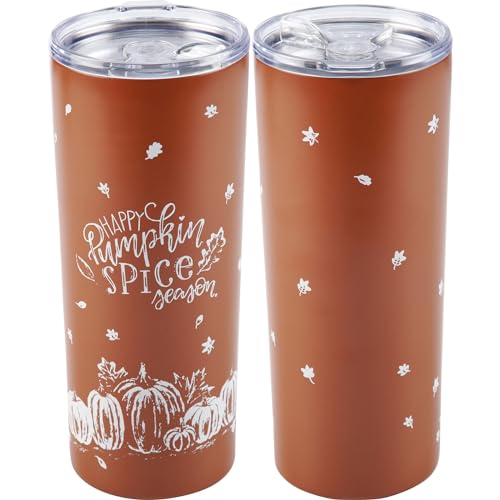Primitives by Kathy Coffee Tumbler Pumpkin Spice Season