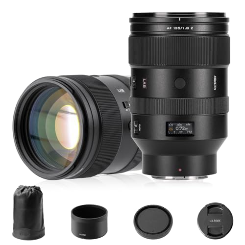 VILTROX 135mm F1.8 Lab Full-Frame STM Objectifs autofocus pour Appareil Photo Nikon Z Mount Lentilles d'appareil Photo Grande Ouverture Compatible avec Nikon Z9 Z8 Z7 Z6 Z5 Z50 Z30 ZFC