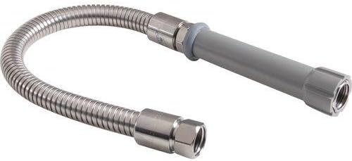 T&S Brass B-0020-HM Hose 20-Inch Flexible Stainless Steel