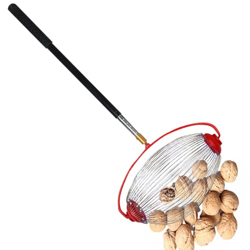 Fruusv Nut Gatherer | Telescopic Rod Nut Harvest Picker Chestnut Roller Collector | Outdoor Manual Tools Pinecone Picker Upper Roller for Gardening for Walnut, Pear Fruusv Nut Gatherer | Telescopic Rod Nut Harvest Picker Chestnut Roller Collector | Outdoor Manual Tools Pinecone Picker Upper Roller for Gardening for Walnut, Pear