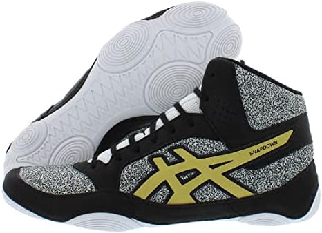 ASICS Unisex Snapdown 2 Wrestling Shoes, 11.5, White/Rich Gold