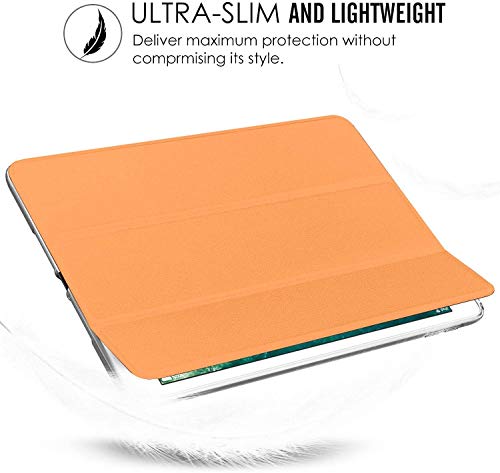 Image of DuraSafe Cases for iPad 8.3 Inch Mini 6th [ Mini 2021 6 Gen ] A2567 A2568 A2569 MK7M3HN /A MLWL3HN /A MK7R3HN /A MK7P3HN /A MLWR3HN /A MK7X3HN /A MK7V3HN /A MK893HN /A MK8E3HN /A Smart Flip Case - Orange