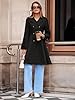 Simplee Womens Trench Coat A Line Dress Coats Fall... #4