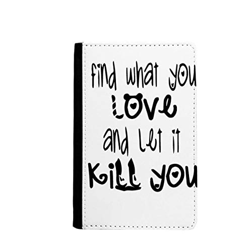 Étui portefeuille de voyage Love and Kill multicolore 3.7x5.8" Classique