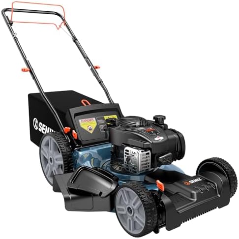 Honda Self Propelled Lawn Mower - Which Models Stand Out in 2023? 4 SENIX LSSG-M9 21-inch Gas Self-Propelled Lawn Mower - 140 cc 4-Cycle Briggs & Stratton Engine, Bagging, Mulching, and Side Discharge, 6-Position Lever Height Adjustment