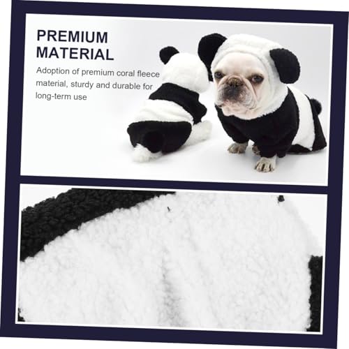 Disfraz de Panda para Perro Talla Mediana miniatura 3