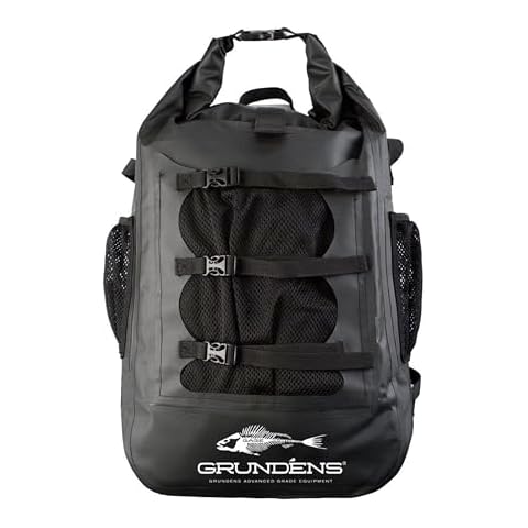 Grundens Gage Tech Rum Runner Backpack - Black Large Cover