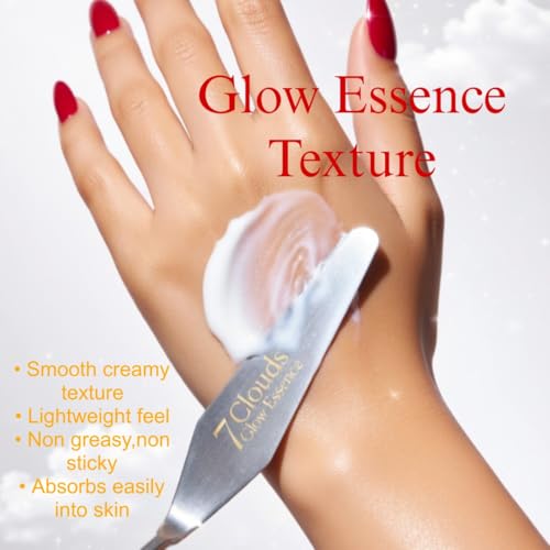 Image of 7 Clouds Glow Essence Night Cream with Retinol Palmitate, Vitamin E and Licorice Extract, Reduces Fine Lines and Pigmentation, Brightens and Hydrates Skin, 50g