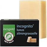 Incognito Luxus Java-Citronella-Seife 110g – Natürliche antibakterielle Reinigungseife – Kokos...