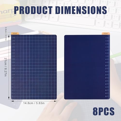 image for Fukaisu 8pcs Navy A5 Pencil Board, Reusable Sturdy Writing Board Cardb