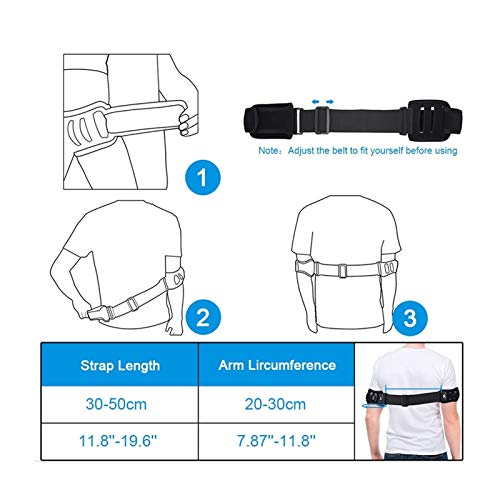 Correcteur de posture femmes ajustable dos droit ceinture épaule contre mal de dos - 3