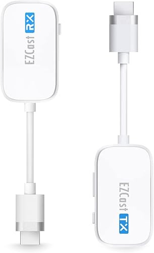 Transmisor y receptor HDMI inalámbricos, kit de extensor HDMI inalámbrico de 98 pies98.4 ft, adaptador de pantalla de 1080P a 60 Hz para transmitir