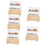 Abaodam 5ensembles Miniature Barbecue Cabinet Doll House Accessory Set Completo...