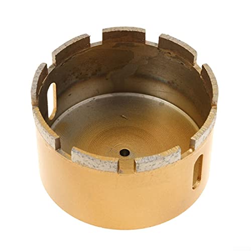 3.5 Inch Diamond Hole Saw Drill Core Bit Heavy Duty Wet And Dry Use 3-1/2 Inch Diamond Drill Bit For Brick, Concrete Block, Masonry 2 Inches Depth Of Cut - 3/8 Inch Standard Shank #TOP5