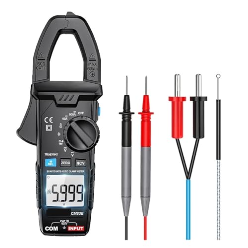 Pinza Amperimétrica Digital AC/DC 600A Modelo CM83A Marca SEEIRIR miniatura 2