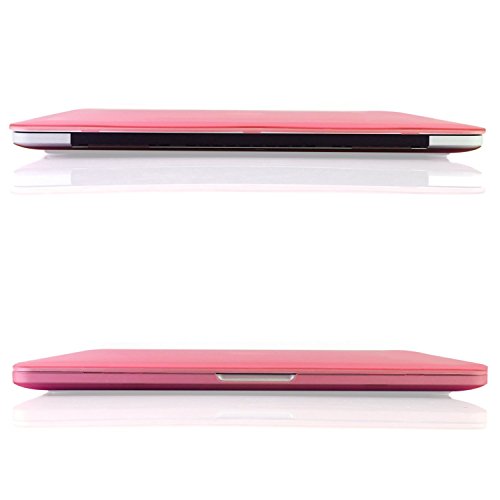 Image of Heartly Premium MacBook Flip Thin Hard Shell Rugged Armor Hybrid Bumper Back Case Cover for MacBook Pro 15 inch inch - Cute Pink