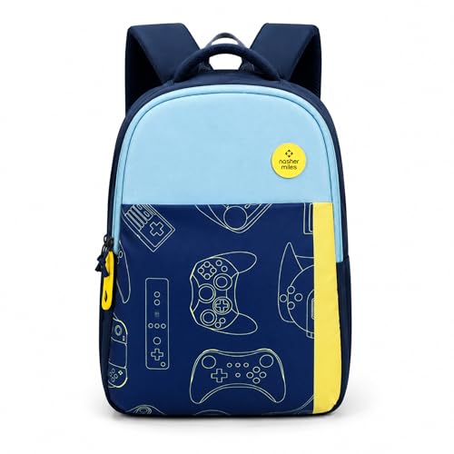 Image of Nasher Miles Polyester Backpack | Ideal for Preschool, Kindergarten, College, School, Office& Travel | Toddler, Girls, Boys, Men, Women