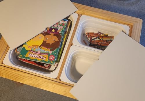 Miniatura 4 de Asweets Mesa Sensorial Infantil, Con 3 Espacios De Almacenamiento, Mesa De Juegos De Agua Exteriores De Actividades Para Juegos Infantiles, Juguetes De Verano Al Aire Libre Para Niños Y Niñas