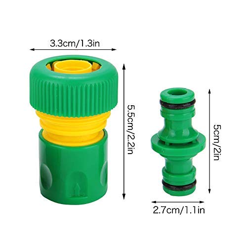Hose Quick Connector Adapter 1/2" Water Hose Quick Connector Garden Tap Joiner Joint Tool Kit - Image 2