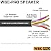 3 Foot - WBC-PRO-SPEAKER-12 AWG Quad – High-Purity OFC (99.99%) – Pro-Grade – High-Definition Loudspeaker/DJ/PA Speaker Cable with Neutrik NL4FXX-W-S 4-Pole Silver SpeakON Connectors