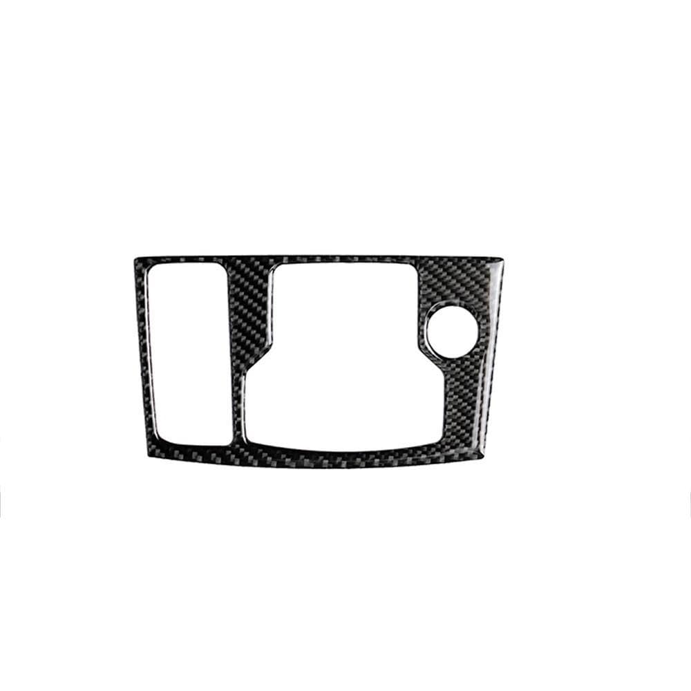 Interior Wrap Film Multimedia Button Cover Trim for Mazda 3 Axela 2017 2018 Carbon Fiber ABS Car Sticker Accessories LHD