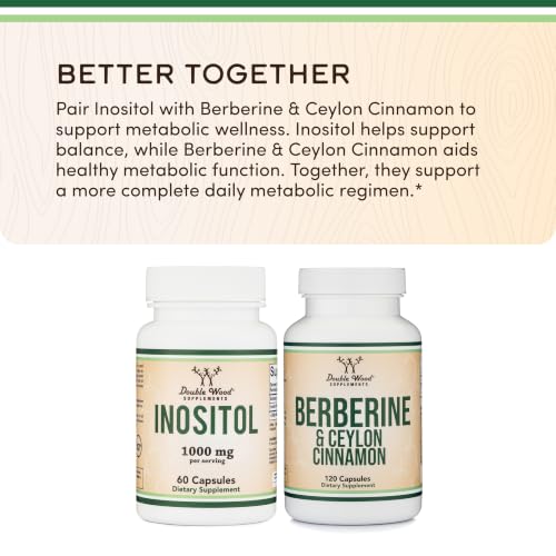Double Wood Supplements Myo Inositol Capsules