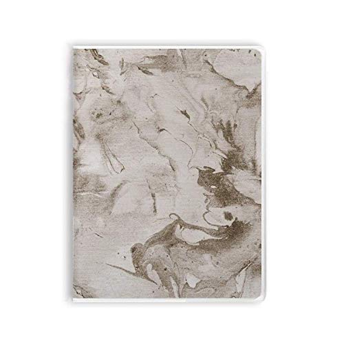 Carnet de notes au papier rugueux gris et couverture souple pour le bureau