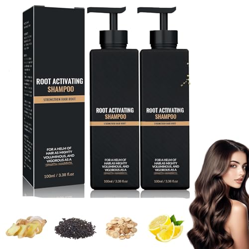 No.4 Perfector 100ml Sham-poo 2Pcs Root Activator Shampo, Hair Growing Shampoo,2025 New Hair Loss Sham-poo Root Activating Shampoo,Natural Hair Regrowth Shampoos For Men Women-100 ml