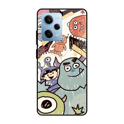 Image of SmashItUp Cartoon | Animation Designer Printed TPU Metal Case Mobile Back Cover for Redmi Note 12 Pro 5G