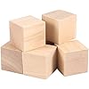 Amazon.com: ZOENHOU 24 PCS 2 Inch Wooden Blocks,Solid Premium Natural ...