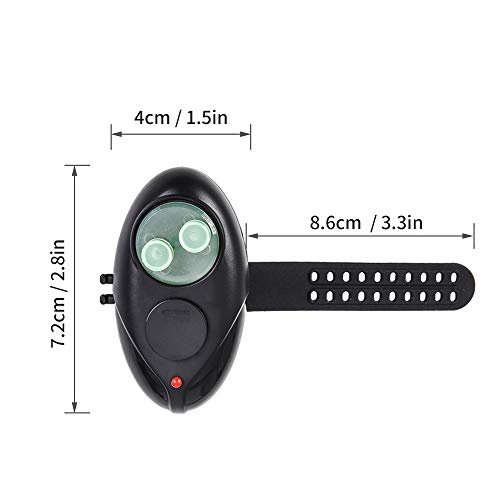 Sunbaca Strap-on Pesca Mordida Alarme Pesca Som Indicador Visual Alert Bites Peixe Mordida Luminosa