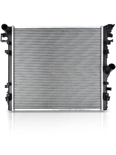 CU2957 Radiator Fit for Jeep Wrangler 2007 2008 2009 2010 2011 2012 2013 2014 2015 2016 2017 2018 Wrangler JK 3.6L 3.8L V6 4WD RWD Aluminum Core Cooling Radiator for 2957 68143886AA 55056634AB