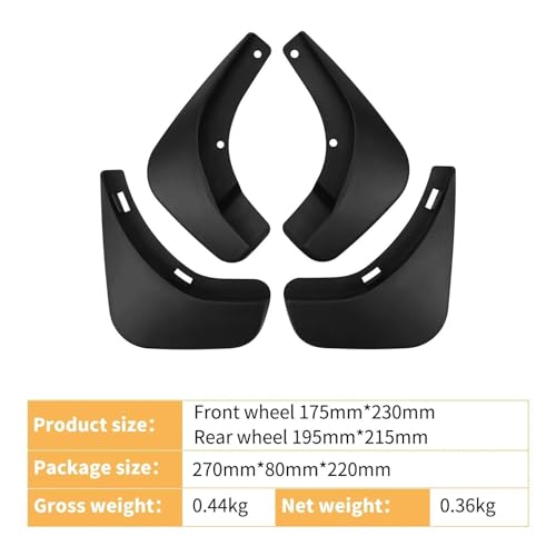Guardabarros para Octavia 2007-2014: flaps de barro y salpicaderas protectoras 4