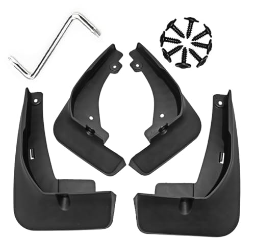 Image of Mud Flaps Mud Guards Fit for 2020- Toyota Corolla Cross, Front & Rear Mud Splash Guards Accessories - 4 Pc, Black