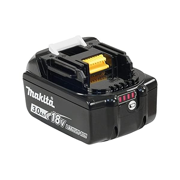 Makita 194204-5, (Lithium-Ionen-Akku 18V/3,0 Ah Akku), BL1830, Schwarz, Small