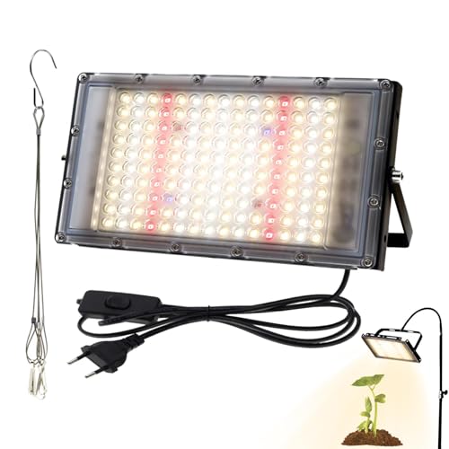 COMFOLIVING Full Spectrum Grow Light, Pflanzenlampe 100W LED...