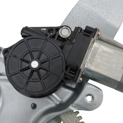 Image of TRQ Rear Passenger Side Power Window Motor and Regulator Assembly Power for 2001-2007 Toyota Highlander
