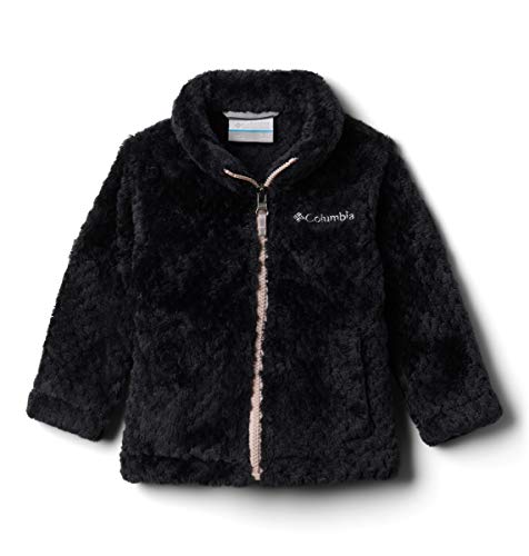 Columbia Baby Little Girls' Fire Side Sherpa Full Zip, Black, X-Small