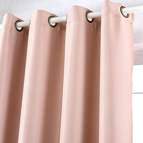 Galapara Cortinas de Salón Opacas Térmicas Aislantes Frío y Calor para Dormitorio Moderno con arandela sólida con Aislamiento térmico para Sala de Estar 1 Pieza 100 * 250cm