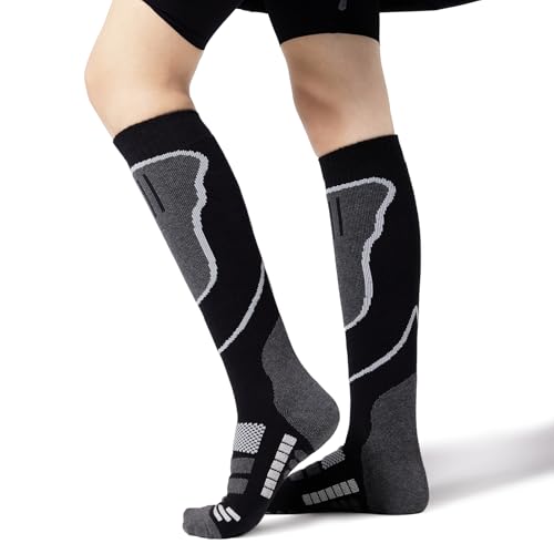 Winter Ski Socks Warm wear-resistant knee high socks Suitable for skiing hiking and outdoor travel For both Unisex2