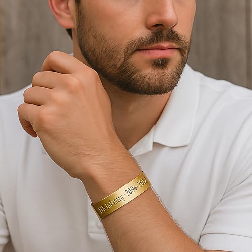 Cadeau pour Vétéran de l'Armée: Bracelet Militaire Semper Fi