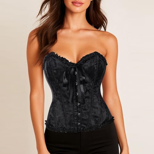 Corset en dentelle push-up pour sculpter la silhouette - 5