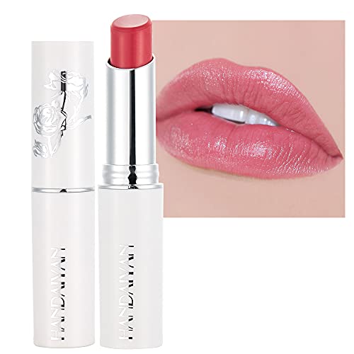 Lipstick Rose Lip Gloss Essence Lip Care Nutritious Lip Cream Makeup Tint 8 Color Choice Cosmetics (#03 Rose Pink)