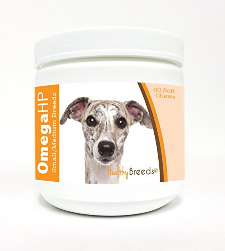 Image of Healthy Breeds Whippet Omega HP Fatty Acid Skin and Coat Support Soft Chews 60 Count