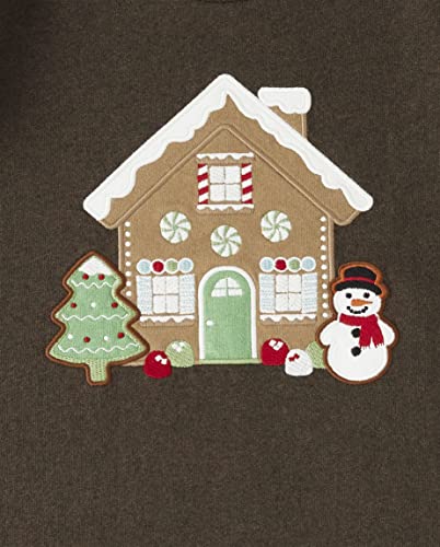 Image of Gymboree Girls' and Toddler Fall and Holiday Embroidered Graphic Long Sleeve T-Shirts