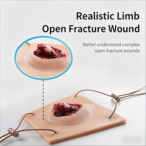 Simulateur de fracture ouverte pour soigner les plaies de jambe