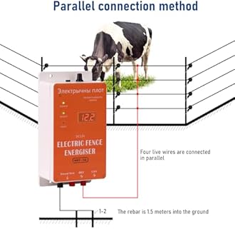 Electric Fence Solar Energiser Charger Controller Horse Cattle Poultry Farm Animal Fence Livestock Tools Accessory Part