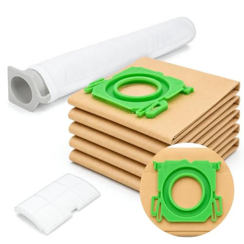 Reliapart Paper Vacuum Cleaner Bags and Filter Service Box Kit (5+2 Pack) for Sebo X C Airbelt Automatic X1 X4 X5 XP2 C3 Series Includes 5094ER Paper Dust Bags and Filters Dust Bag
