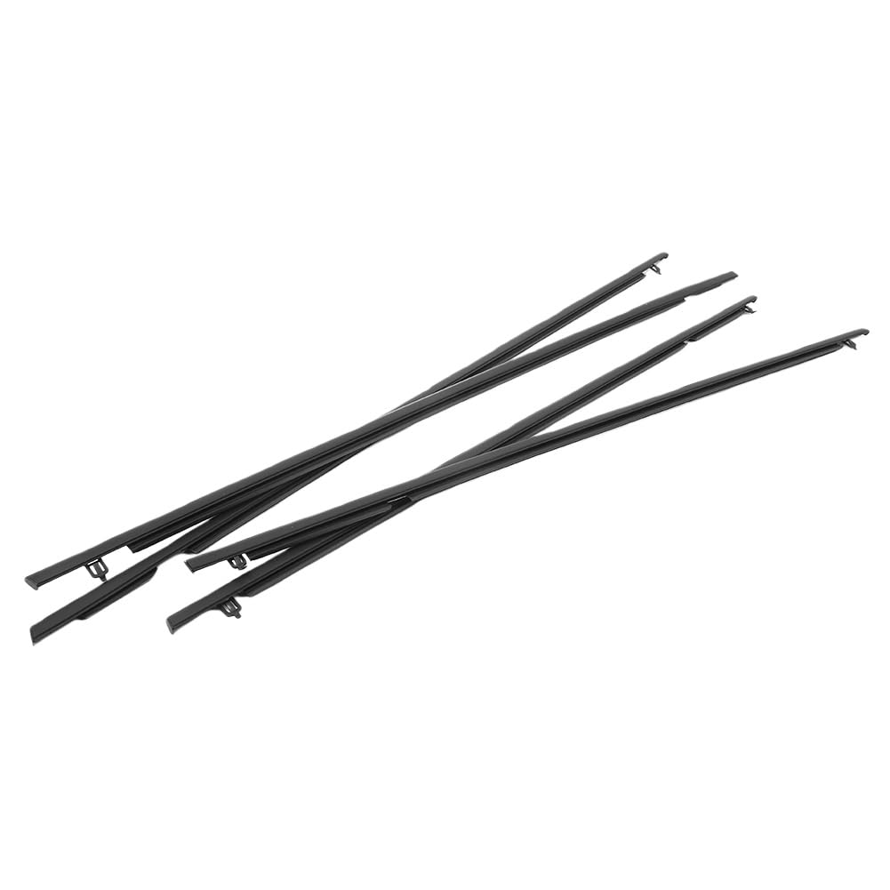 Car Window Weather Strip 4PCS/SET Car Outside Window Moulding Weatherstrip Seal Belt Weather Strip For Civic For FD 2006 2007 2008 2009 2010 2011